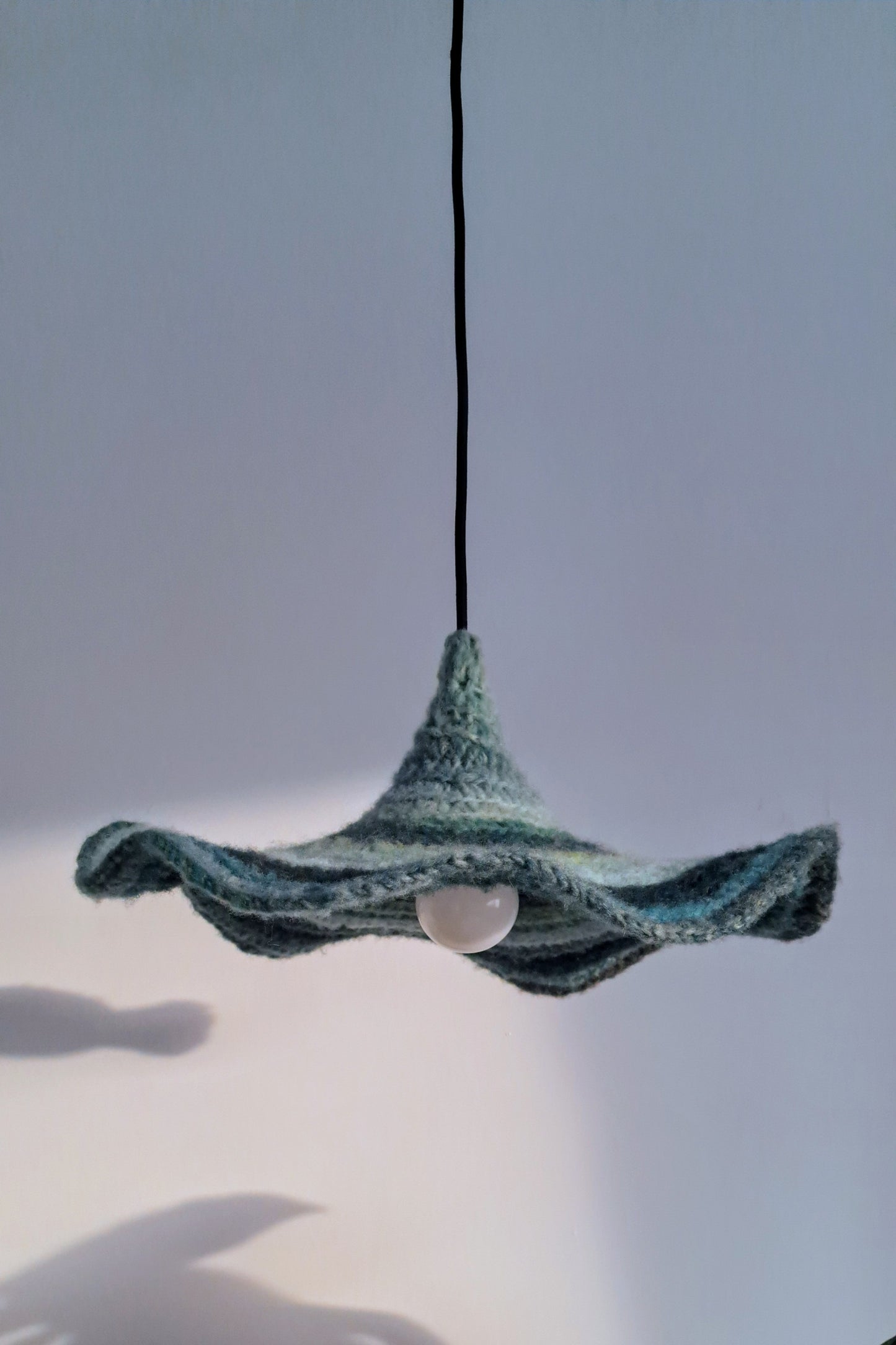 Blue Wave Ceiling Lamp