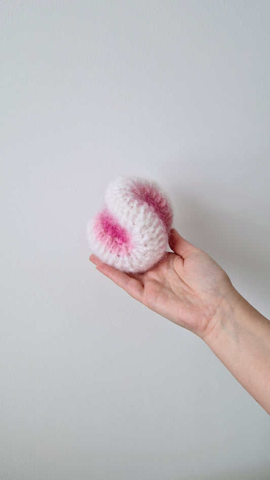 Donut with a Twist AKA Buttocktagon Fidget Toy/Sculpture Crochet Pattern w/ Chart/Diagram